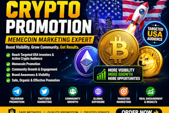 do crypto promootion, memecoin promotion, to reach targeted whale investors