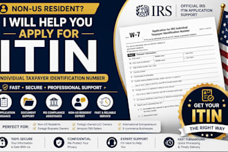 help non US residents apply for itin number