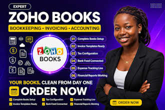 setup zoho books setup, migrate from quickbooks, xero, wave, and excelzoho books