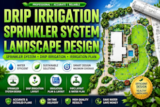 do drip irrigation layout plan, landscape design plan  sprinkler system layout