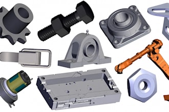 create 3d printable stl files for mechanical products and prototypes