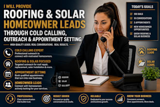provide roofing  solar lead home owner leading generation  outreach