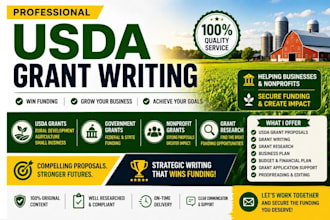 write usda grant proposal, grant writing, research, nonprofit grant