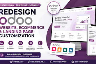 redesign odoo website odoo ecommerce and odoo landing page website customization