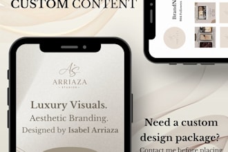 design luxury aesthetic instagram ads