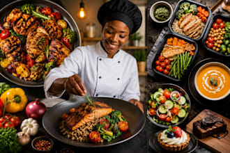 create nutrition food plan for fitness and healthy living