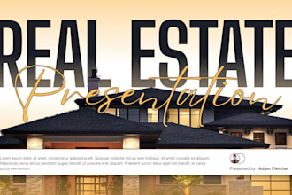 design real estate investors pitch deck property startup deck investment deck