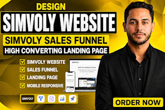 design simvoly website simvoly sales funnel and high converting landing page