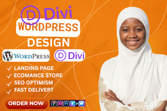 create divi wordpress website with divi expert developer divi