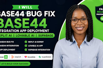 base44 bug fix base44 integration app deployment replit ai lovable ai supabase
