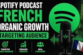 french spotify podcast promotion organic targeted audience podcast marketing
