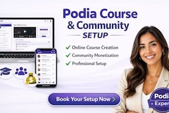 create podia online course podia email marketing podia landing page website