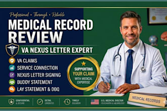 review and organize medical records into a clear timeline