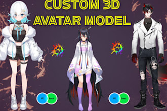 do 3d anime vtuber, vrchat furry model, vrm avatar, anime nsfw avatar, 3d vriod