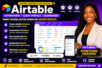 airtable, airtable database, automation client portal, softr io airtable ai