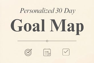 create a personalized 30 day life plan and goal map for clarity and direction