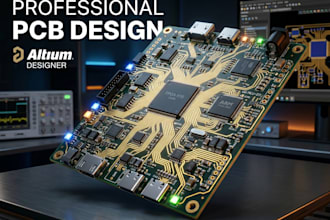 do professional pcb design and schematic in altium designer