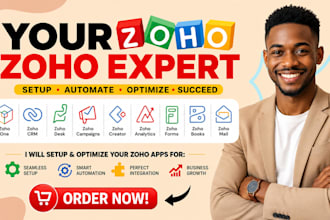 setup zoho one zoho crm desk campaigns creator analytics forms zoho books mail