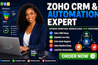 setup zoho crm zoho salesiq zoho desk sales pipeline zoho lead generation expert