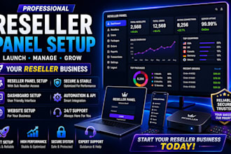 setup reseller panel with test and panel like strong8k, dream4k, zen4k, trex,sup