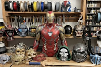 custom 3d print and paint helmet cosplay armor 3d weapon accessories 3d printing