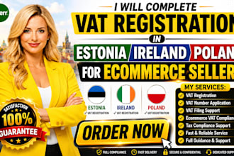 complete vat registration in estonia ireland poland for ecommerce sellers