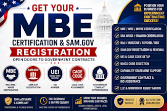 do sam gov registration, uei, cage code, mbe and sba certifications