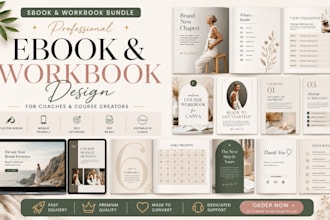 design ebook lead magnet workbook pdf ebook design canva ebook layout