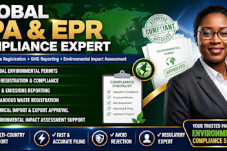 provide global epa, epr, waste and ghg compliance support