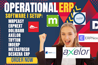 setup erp mrpeasy erpnext dolibarr axelor tryton inoerp metasfresh deskera erp
