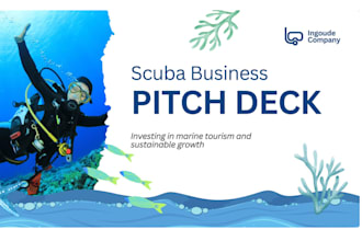 design scuba diving business pitch deck surfing instruction deck ski club deck
