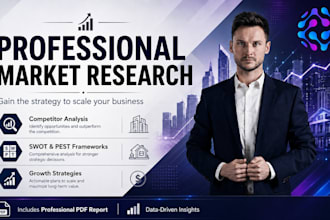 do professional market research and competitor analysis for your business