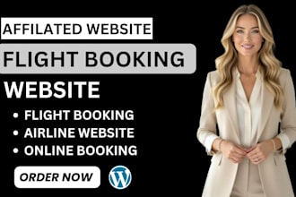 develop flight booking website, hotel booking, airline website, travel website
