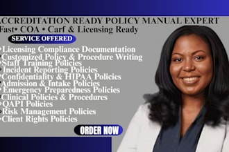 write accreditation behavioral health policy and procedure for north carolina