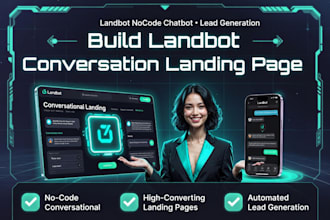 build landbot conversational landing page landbot nocode chatbot lead generation