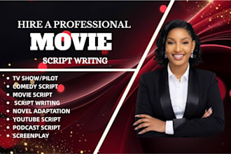 edit movie summary,recap,video script,tv pilot,rewrite script,romance writer