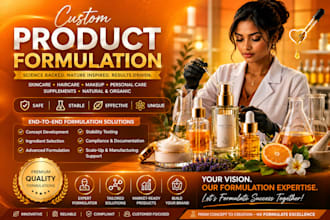 cosmetic chemist for skincare and product formulation