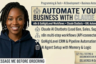claude ai chatbot, n8n automation workflow, and gohighlevel automation for you