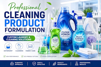 develop cleaning products formulation