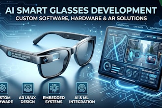 develop custom ai smart glasses for vision and camera applications