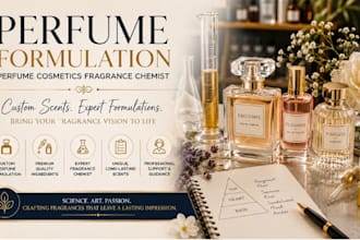provide perfume formulation perfume cosmetics fragrance chemist