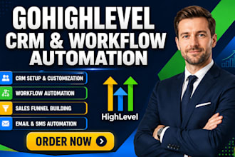 gohighlevel crm workflow automation triggers SMS automation email drip campaigns