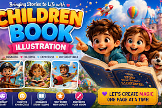 do christian children storybook illustration bible kid art colorful cover design
