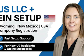 provide wyoming and new mexico llc formation, ein and USA company registration