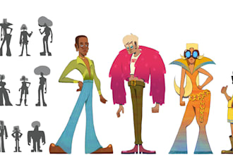 create character designs of your oc