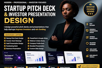 startup pitch deck investor deck saas fundraising presentation design