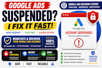 fix suspended google ads account and resolve policy suspension issues