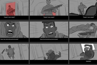 create storyboard for your books, animations, and commercial