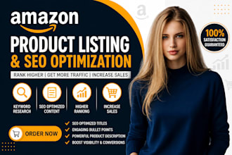 do amazon product listing, SEO optimized amazon product listing