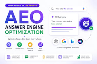 build ai chatbot, CRM automation and answer engine optimization, aeo, SEO